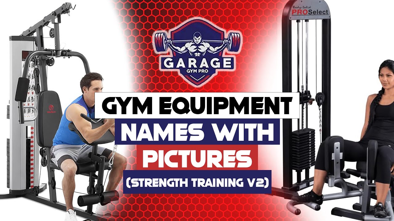 Gym Equipment Names With Pictures