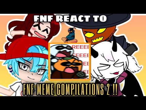 FNF react to FNF Memes Part 2 // Gacha Club // Friday Night Funkin’