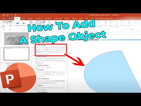 How to Add Shape Objects in PowerPoint