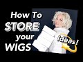 IDEAS on How To STORE your wigs | HOW TO apply the HAIR NET | TAZS Wig Tips!