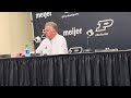 Northwestern Post Game | Purdue Head Coach Matt Painter