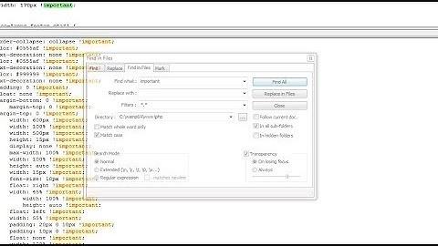 search text in multiple files using Notepad++ | string search in multiple folders and files easy way