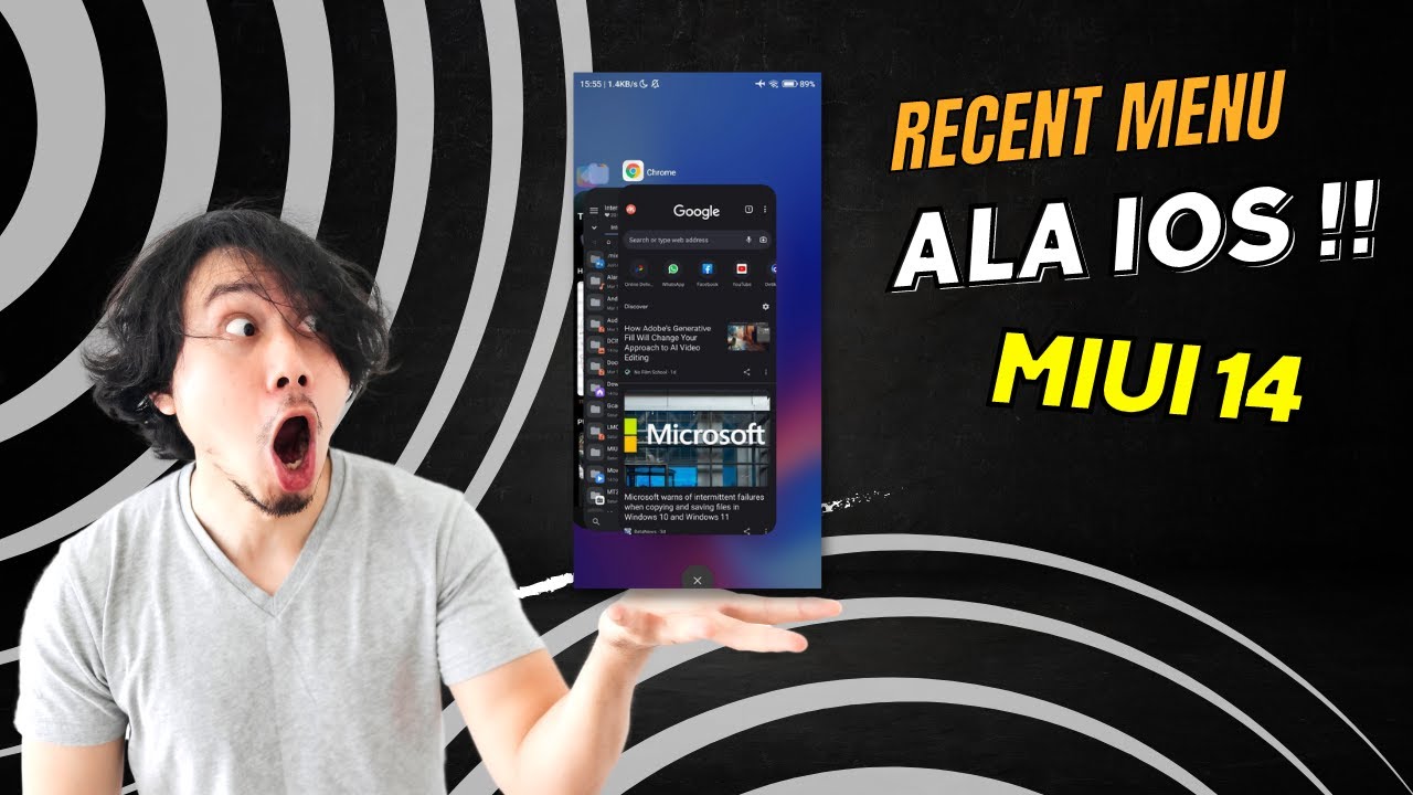 Membuat Recent Menu ala iOS di MIUI 14 [ROOT] #MIUI14 #xiaomieu #magisk ...