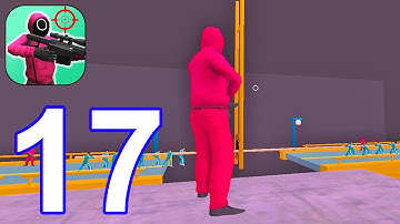 K-Sniper Challenge 3D - Gameplay Walkthrough Part 17 Thug Of War, Glass Bridge Level (Android,iOS)