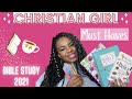 Christian girl doit avoir  tude biblique et temps calme avec dieu