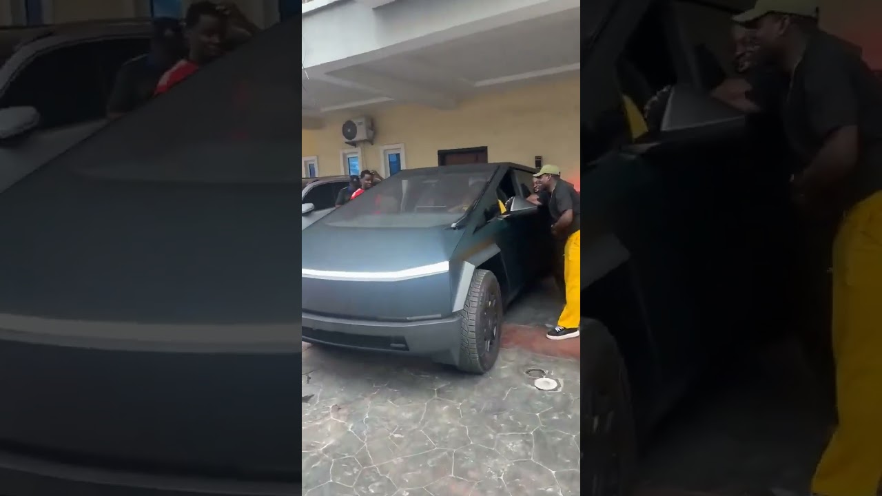 Carter Efe just bought a brand new Tesla Cybertruck worth over ₦300 million! #carterefe