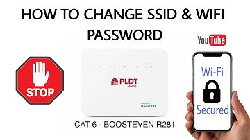 PLDT Home Prepaid Wifi | How To Change SSID & Wifi Password | Cat-6 Boosteven R281 #51 | rmj pisonet