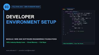 FS-003: Developer Environment Setup | Full Stack Java
