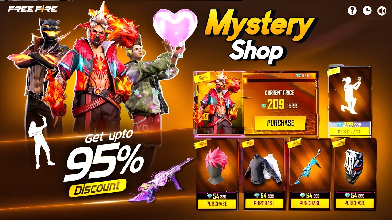 Next Mystery Shop Event Free Fire 💥😮| rampage evo bundle return | free fire new event | ff new event