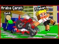 BALDİ MOTORCU EFEKANA ARABA İLE ÇARPTI ???? - Minercaft