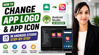 How to Change App Icon in Android Studio | Change Android App Logo Step-by-Step