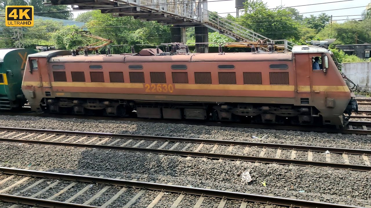 [4K | ULTRA HD ] Garib Rath Express Hauled by BSL WAP4 | # ...