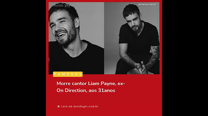 Morre cantor Liam Payne, ex- On Direction, aos 31anos