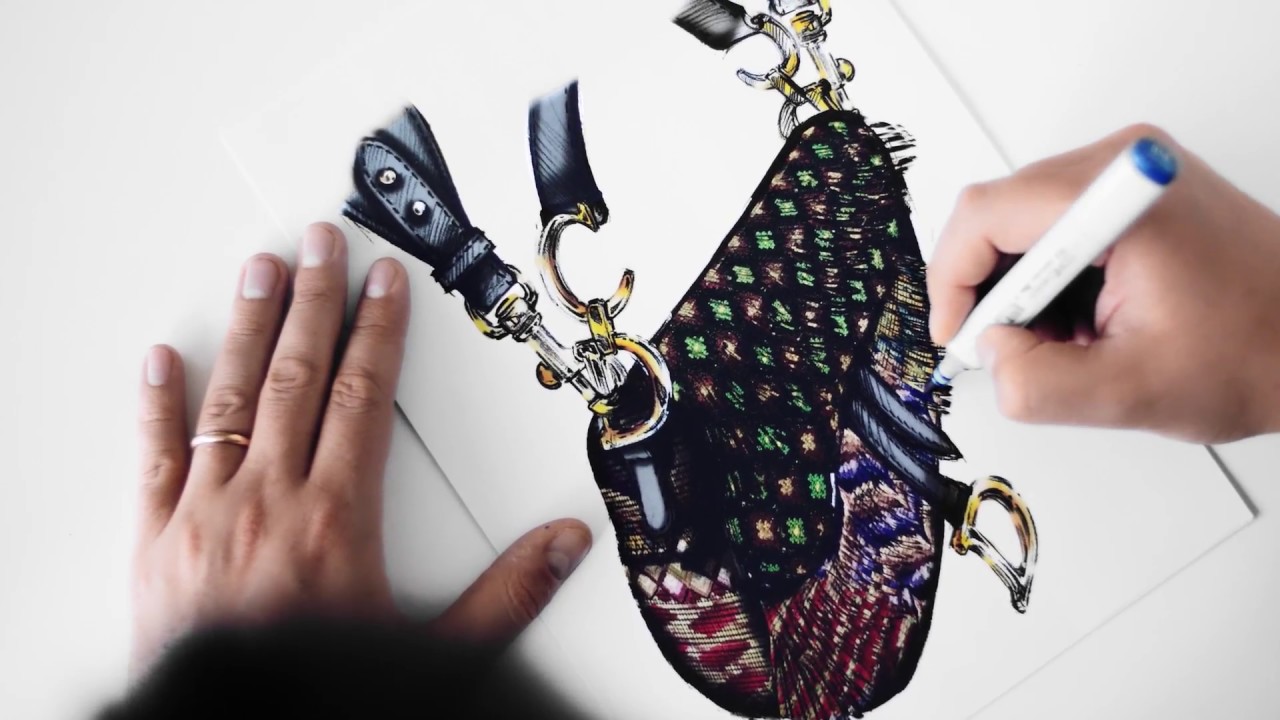 Embroidered Saddle Bag Savoir-Faire