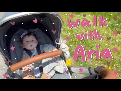 Taking Silicone Baby Aria on a Walk! | Kelli Maple
