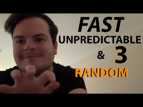 Fast & Aggressive ASMR Unpredictable Random Triggers 3 (lofi) | Invisible Triggers, Table Tapping +