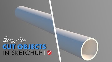 How to Make an Angled Cut in Objects | Sketchup Q&A