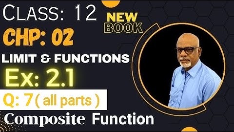 Class 12 Mathematics | chap 2 | Ex 2.1 Q7 | composite function | Karachi board | Sindh board |