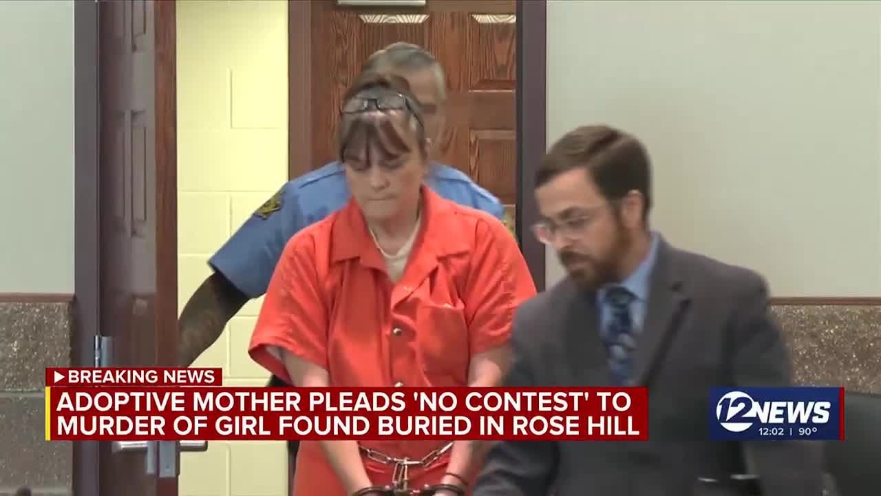 Adoptive mother pleads 'no contest' to murder of girl found buried in ...