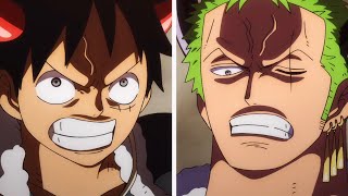 Luffy and Zorro cant stand the food waste anymore | Sad & Funny | One Piece 985