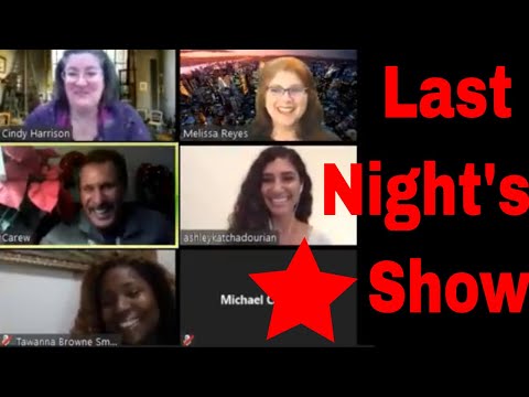 Tawanna B Smith, Ashley Katchadourian and Carew Papritz on Last Night's Show with Miz Meliz