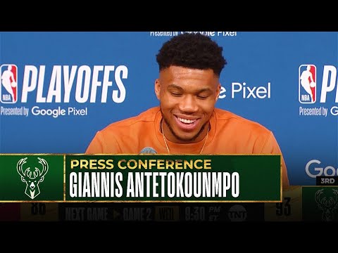 Giannis Antetokounmpo Post Game Press Conference - Game 1
