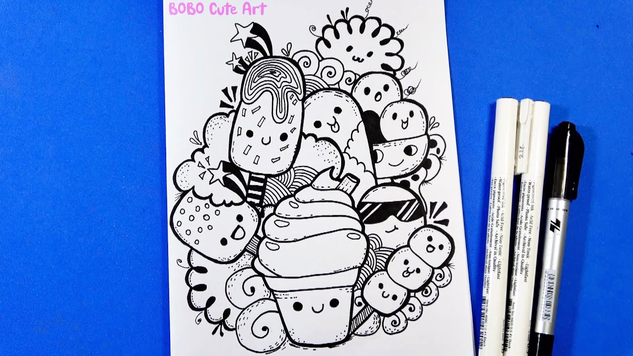 Chủ đề vẽ tranh drawing cute doodle Cho dịp thư giãn và giải trí