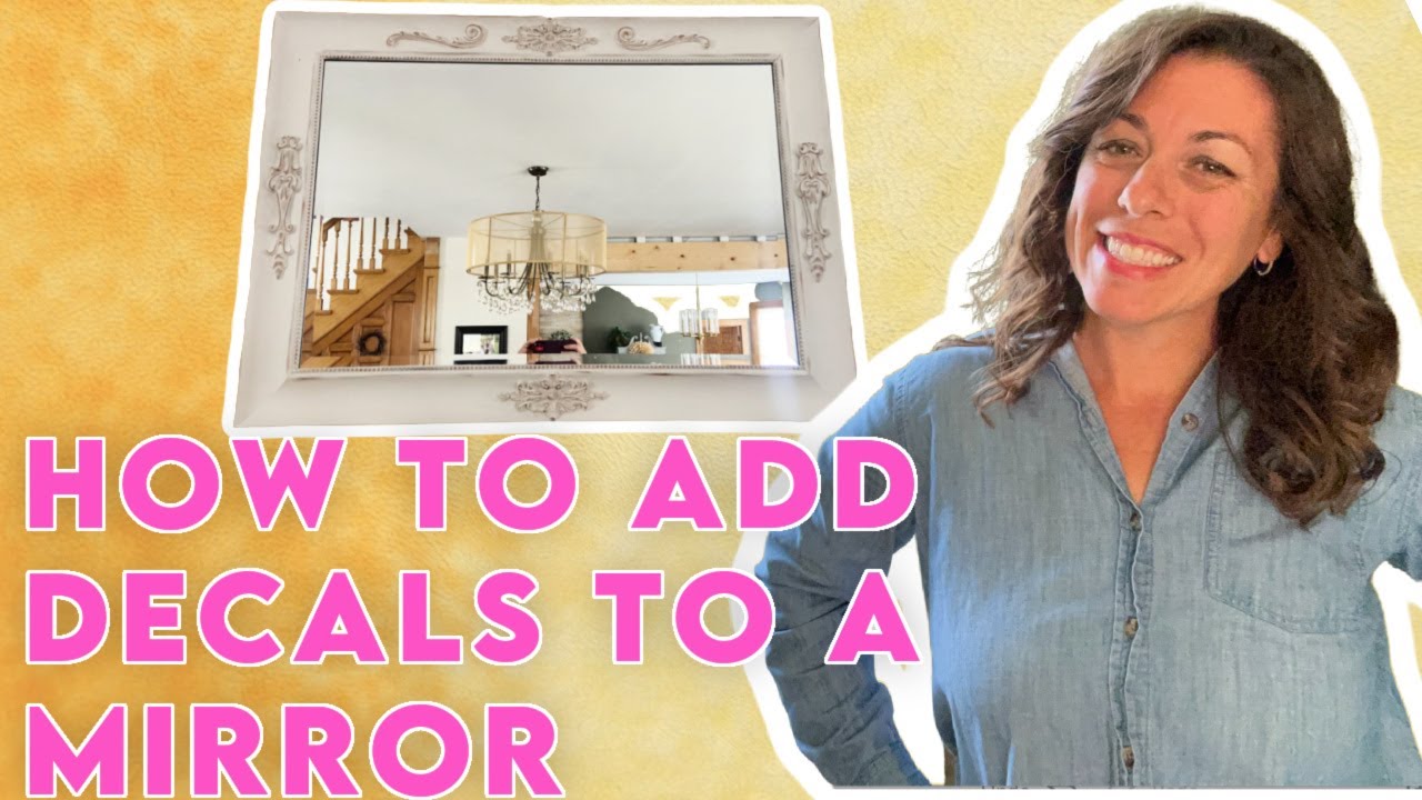 How to Paint a Wooden Mirror Frame - My Repurposed Life®