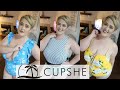 TRYING ON SWIMSUITS SUPER EARLY SO YOU DON'T HAVE TO || PLUS SIZE CUPSHE SWIMWEAR TRY ON HAUL