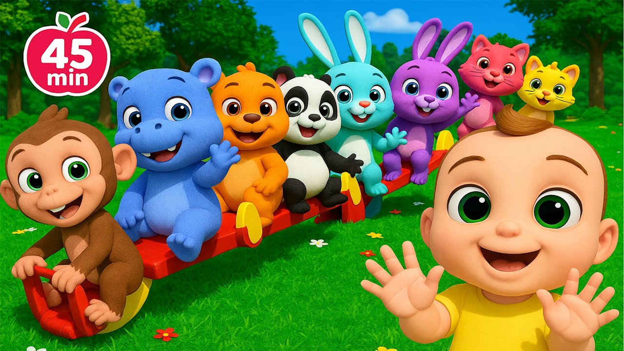 ✨ Count Ten Little Animals Song | Lalafun Nursery Rhymes & Kids Songs ✨