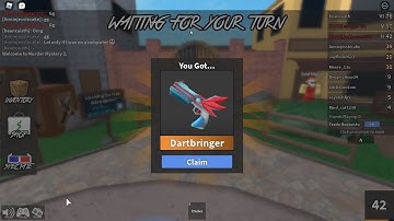 CLAIMING THE *NEW* DARTBRINGER NERF GUN (ROBLOX MM2)