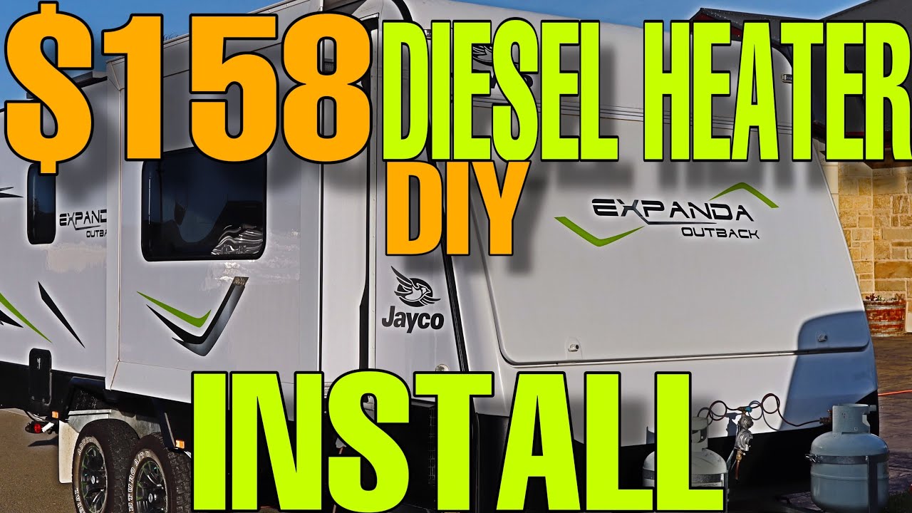 Cheapest EBay Diesel Heater Install to Jayco Expanda Slideout - YouTube