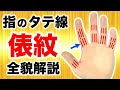 【手相】指に縦線がある人！俵紋(たわらもん)を徹底解説