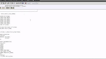 SAP-OOPS Local Static Normal Report