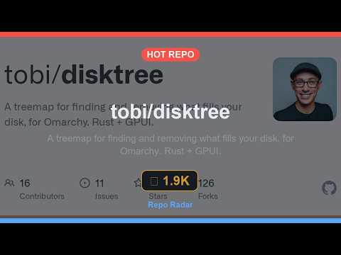 disktree: The Hottest Rust Repo on GitHub Right Now