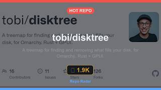 disktree: The Hottest Rust Repo on GitHub Right Now News