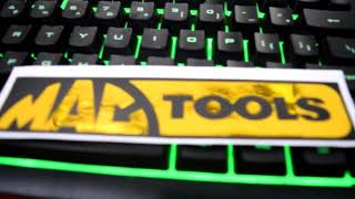 Stickers | Mac tools gold with background