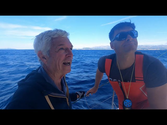 Ep 69 Co-Delivering sailing race boat 500NM to Malta with Sports Superstar