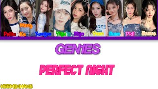 How would Gen1es sing “Perfect Night” by LE SSERAFIM (Colour Coded Lyrics ENG)