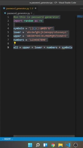 Generate Random Passwords using Python ! - YouTube