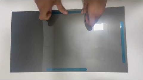 PALO Privacy Filter Installation Video Using Self-Adhesive Strips/ Stickers