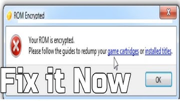 How to Fix Rom Encrypted Error on 3DS Rom for Citra Emulator