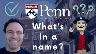 Penn or UPenn?