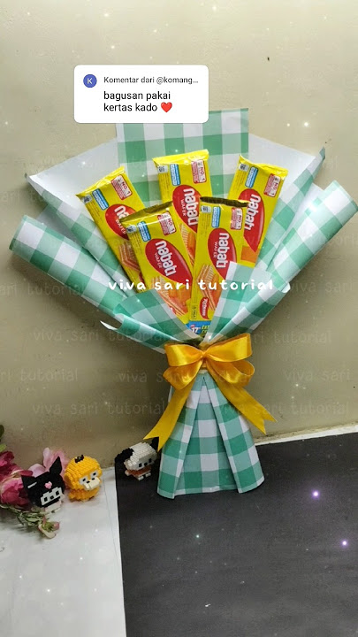 buket snack low budget modal snack Rp.5.000 #buketsnack #idekadowisuda #caramembuatbuket #giftdiy