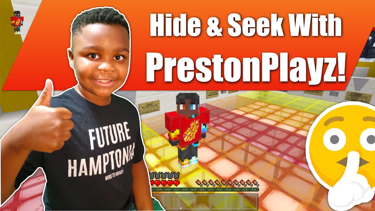 Minecraft Preston Playz Hide & Seek YouTube