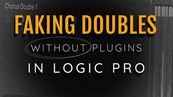 No Doubles No Problem! How To Fake Doubles Without Plug Ins For Blind Logic Pro Users With VoiceOver
