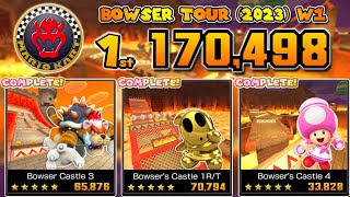 IT'S HOT! | Bowser Tour (2023) Week 1 Ranked Cup (170K) | Tier 99 | Lv 346 | #MarioKartTour