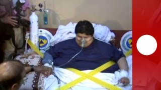 Hospitalisation d'un Saoudien pesant 610 kg
