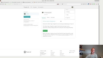 Connecting github and travis to generate PDF files