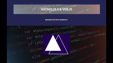ADONISJS 5 API